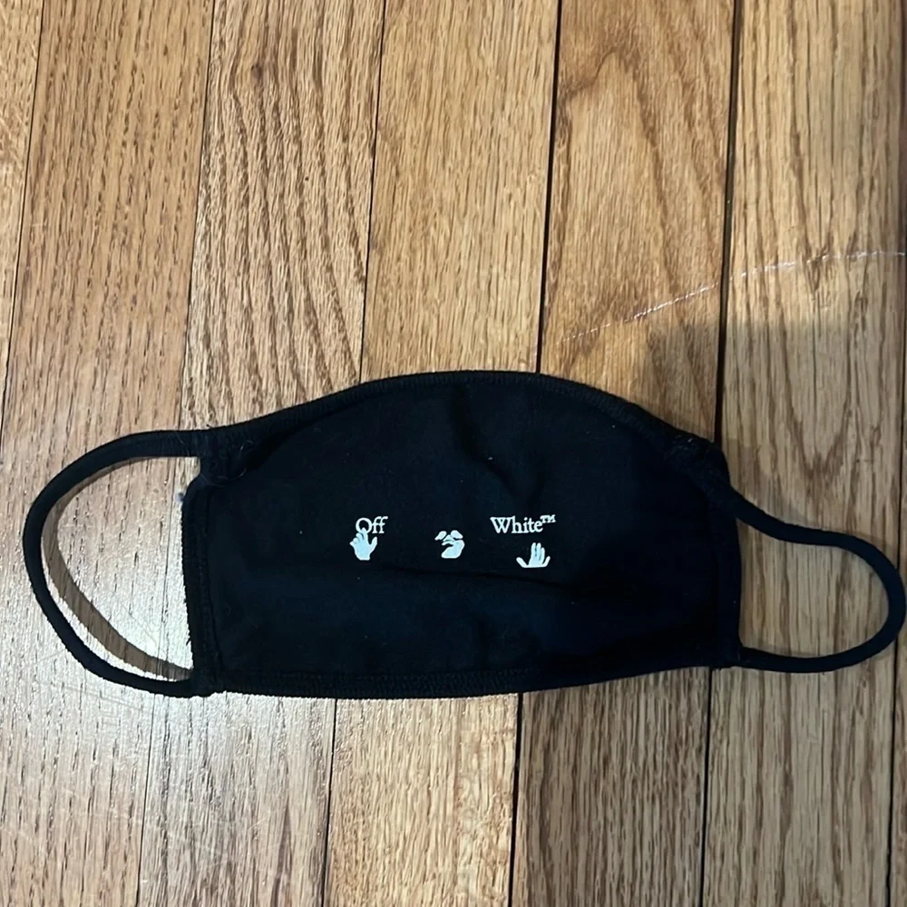 Off-White Logo Printed Face Mask